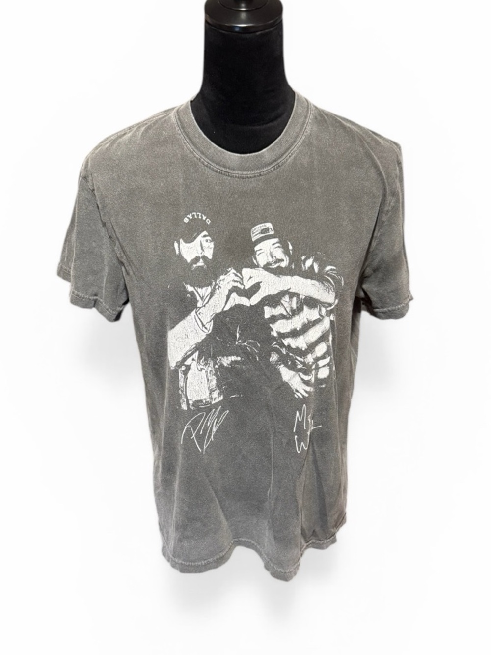 NWOT Comfort Colors Charcoal Post Malone Graphic Short Sleeve Tee